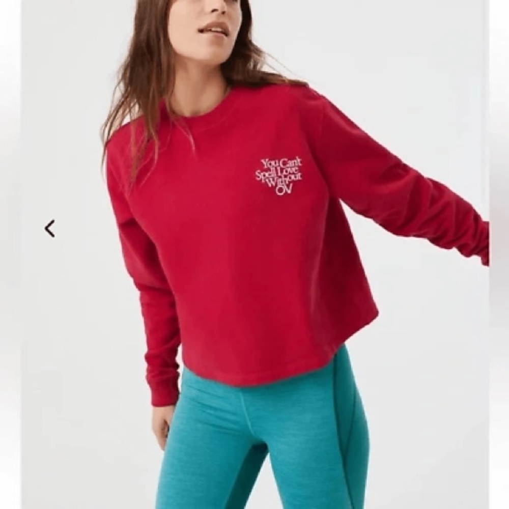 Red Outdoor Voices Sweatshirt